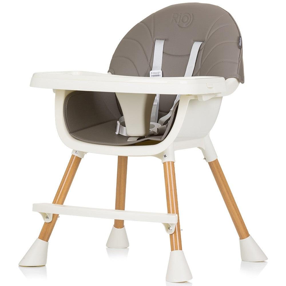 Chipolino scaun de masa 2in1 Rio 6m+ Graphite