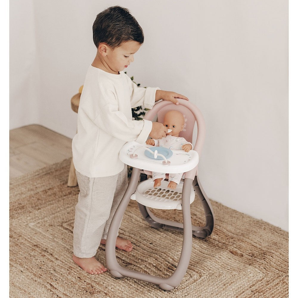 Smoby scaun de masa pentru papusi Baby Nurse 18m+ Maro