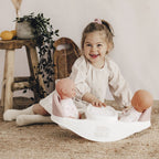 Smoby Scaun de masa pentru papusi Baby Nurse Twin 2in1 2 ani+ Maro