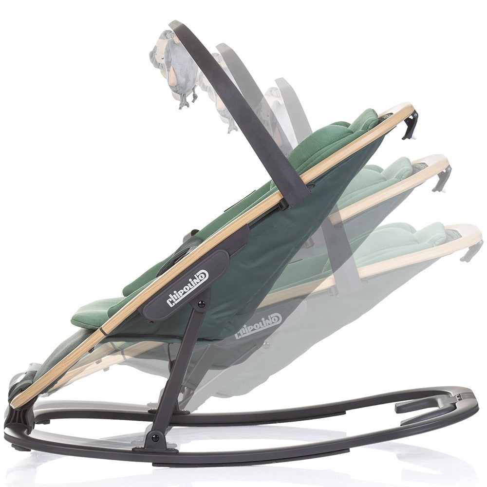 Chipolino scaunel balansoar Senso 0m+ Basil wood