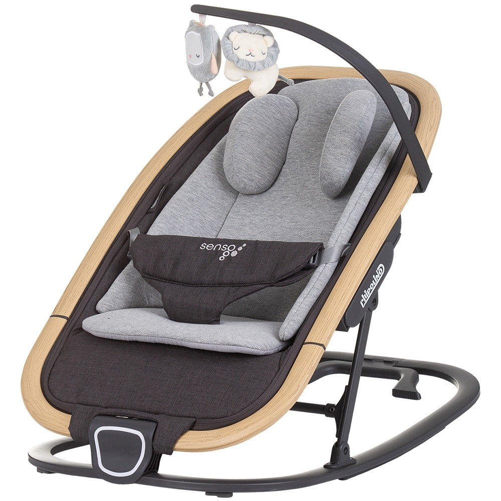 Chipolino scaunel balansoar Senso 0m+ Basil wood