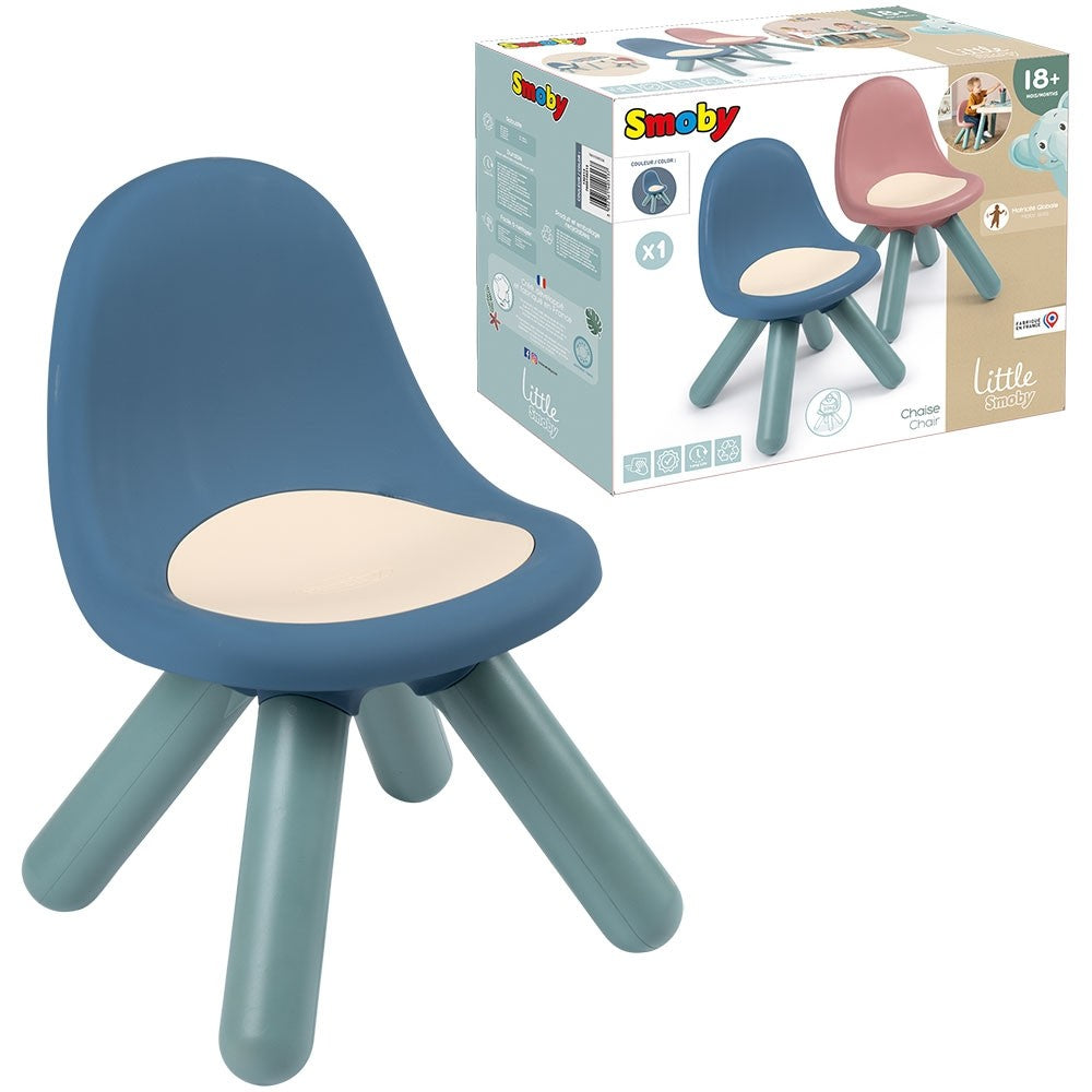 Smoby Scaunel cu spatar pentru copii 18m+ Little albastru