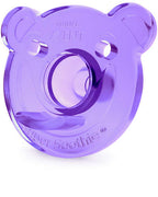 Philips Avent Soothie suzeta ortodontica ursulet din silicon 3m+ 2 buc/set mov-roz 0