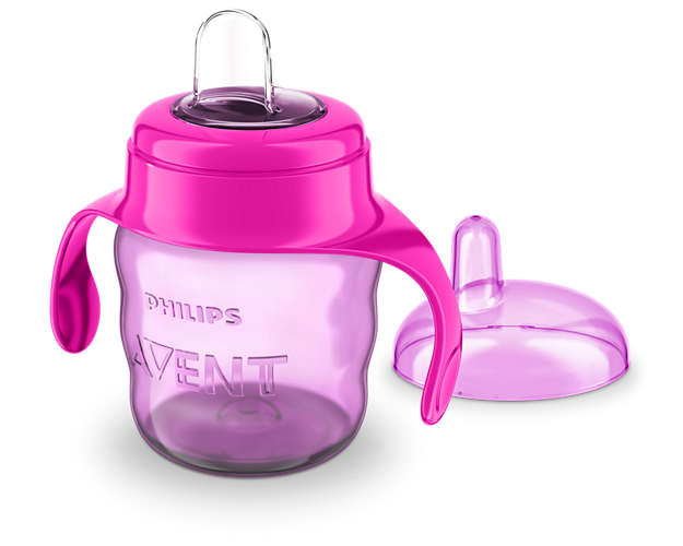 Philips Avent cana cu tetina de formare 6m+ 200 ml, Roz Imagine secundară a produsului