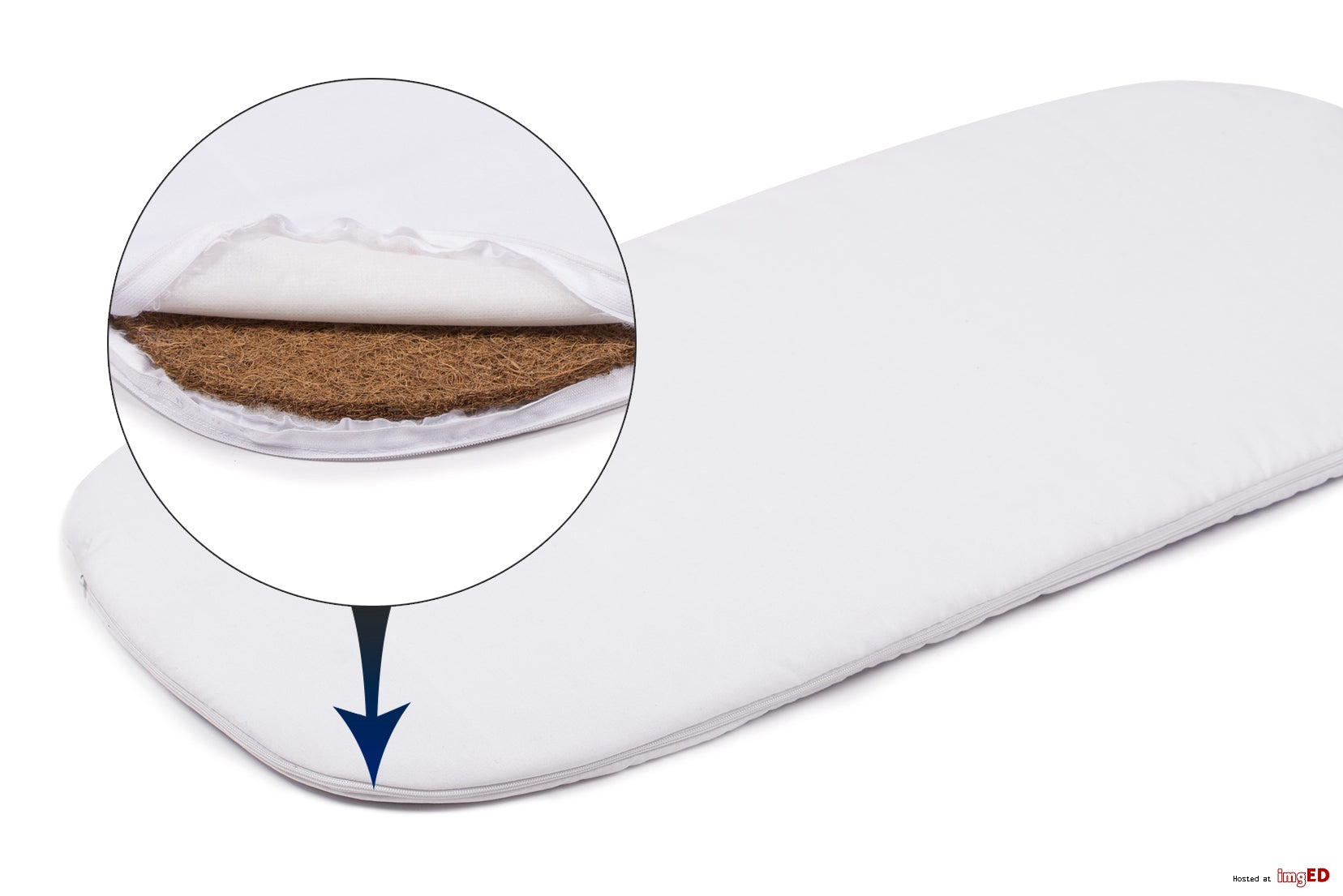 Semma saltea cocos pentru carucior 75x35 cm Imagine principală a produsului