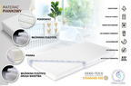 Senna saltea patut burete 140x70x10 cm