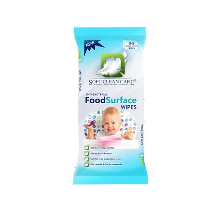 Servetele antibacteriene pentru suprafete din bucatarie 50 buc Imagine principală a produsului