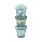 Done by Deer set 3 recipiente alimente 0m+ Croco Green