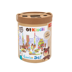 Trefl  Wooden jucarie din lemn set de constructii 2 ani+ O!Klocki Combo set