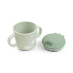 Done by Deer set pentru primele mese cu ventuza Foodie 0m+ Happy Clouds Green