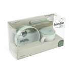 Done by Deer set pentru primele mese cu ventuza Foodie 0m+ Happy Clouds Green