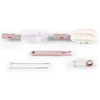 Baby Ono set perie pentru curatarea biberoanelor si tetinelor 0m+ Roz pudra