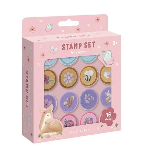 Little Dutch set stampile 16 bucati cu tus 3 ani+ Fairy Garden Imagine principală a produsului