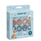 Little Dutch set stampile 16 bucati cu tus 3 ani+ Forest Friends