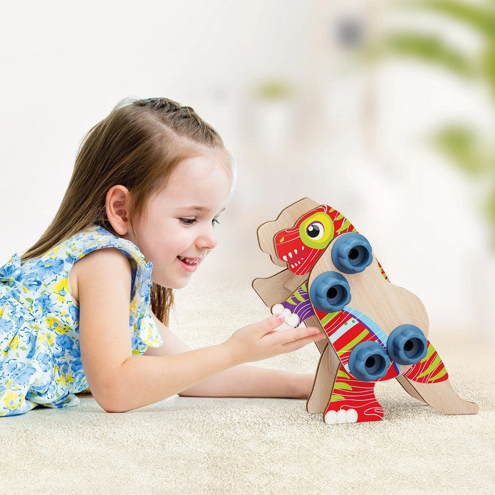 Quercetti Play Bio set constructie dinozauri 3 ani+