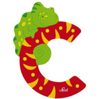 Sevi Litera din lemn cu animale  "C"