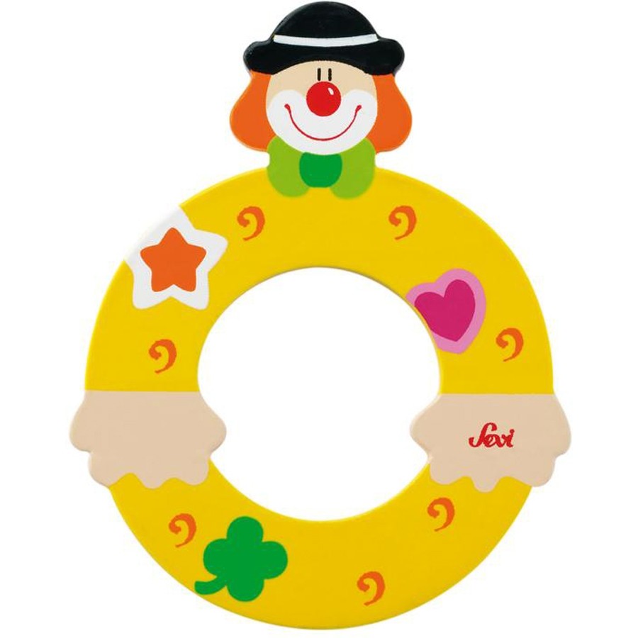 Sevi Litera din lemn cu clovn "O"