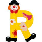 Sevi Litera din lemn cu clovn "R"