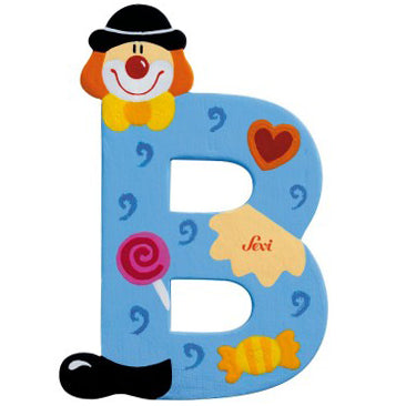 Sevi Litera din lemn cu clovn B 81738 02