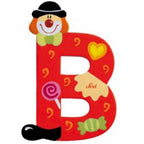 Sevi Litera din lemn cu clovn B 81738 01