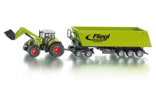 Siku Jucarie Masinuta Claas tractor with Front Loader 3ani+ Imagine principală a produsului