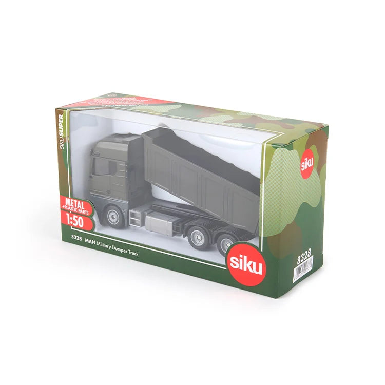Siku masinuta basculanta Man Military Dumper Truck 3 ani+