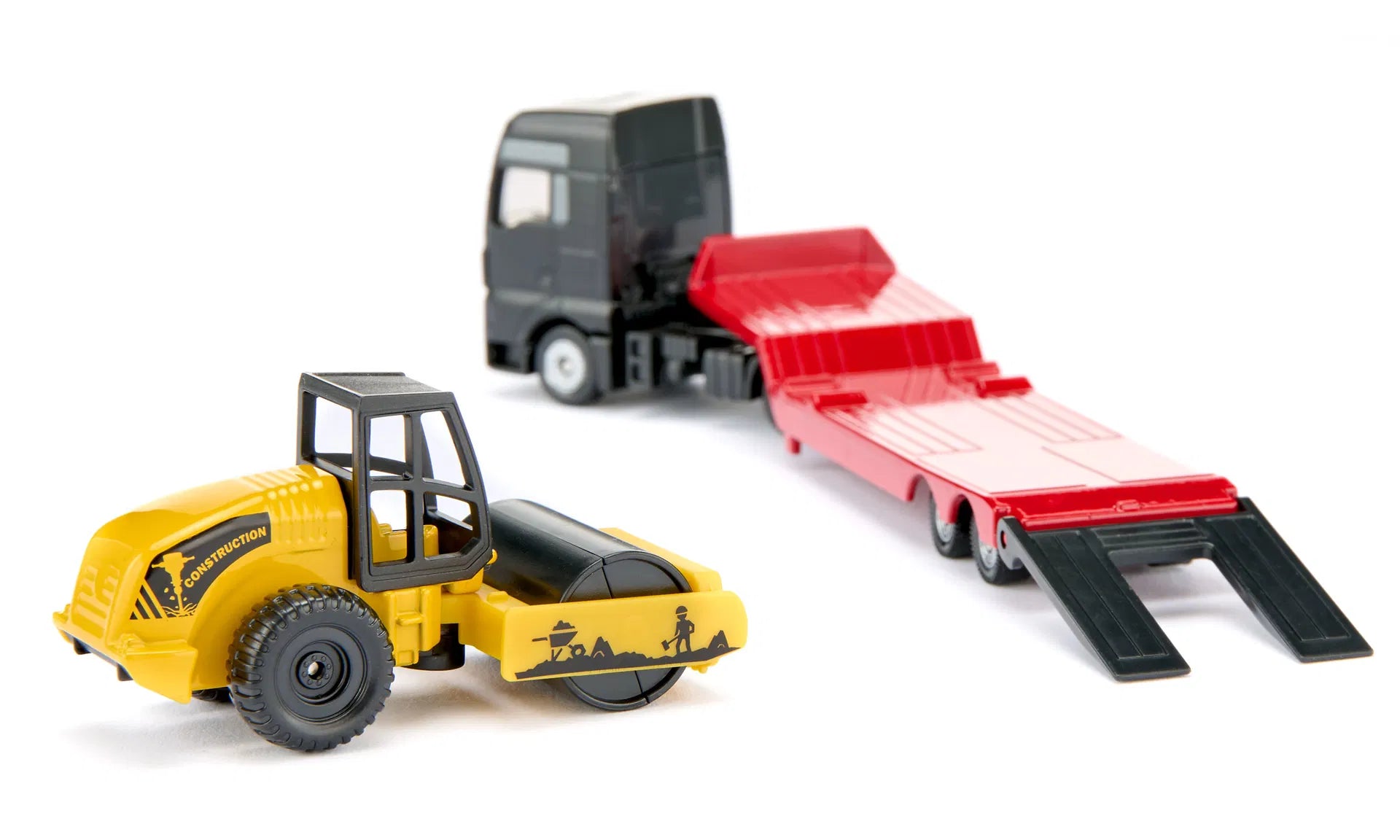 Siku jucarie masinuta 3 ani+ camion MAN truck with road roller