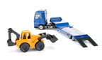 Siku jucarie masinuta 3 ani+ camion MAN Truck with Backhoe Loader