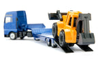 Siku jucarie masinuta 3 ani+ camion MAN Truck with Backhoe Loader