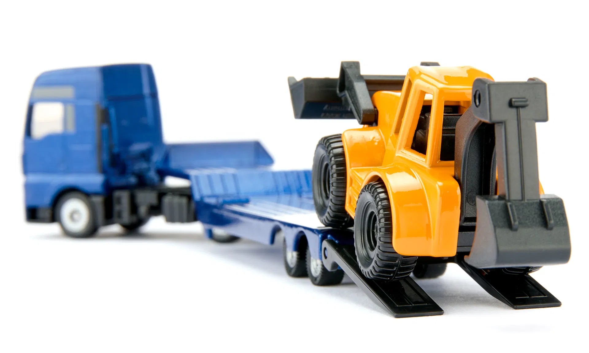 Siku jucarie masinuta 3 ani+ camion MAN Truck with Backhoe Loader
