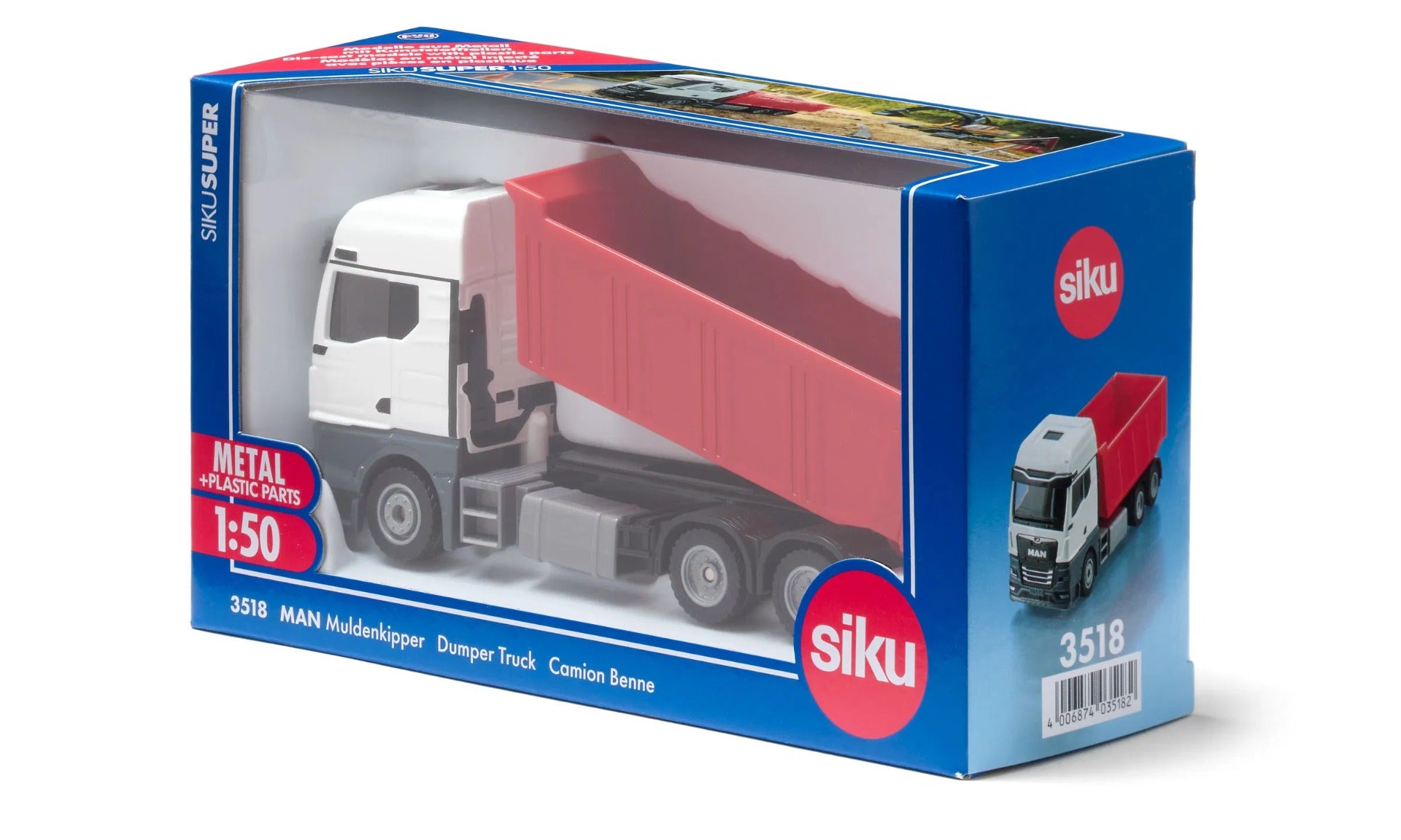 Siku jucarie masinuta 3 ani+ camion MAN dump truck
