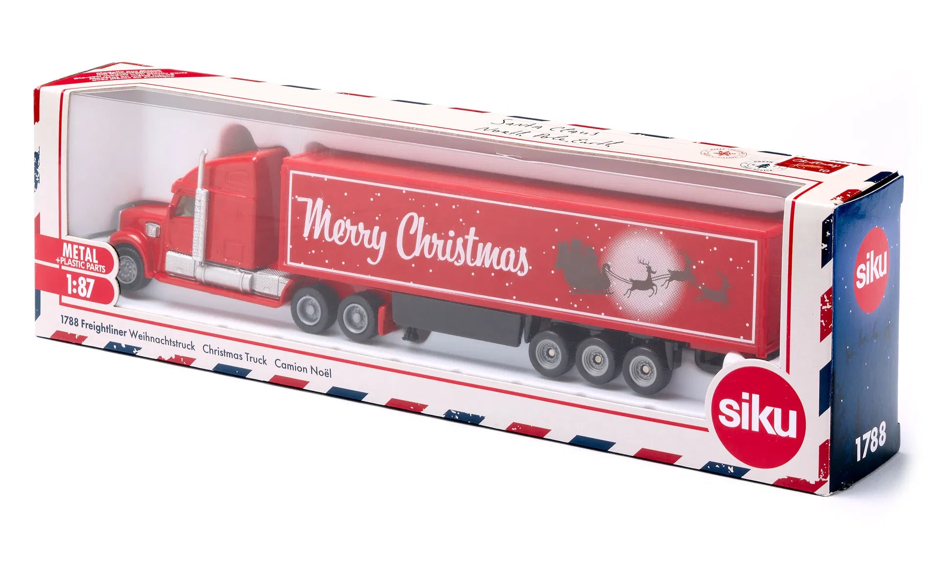Siku jucarie masinuta 3 ani+ camion Freightliner Christmas Truck