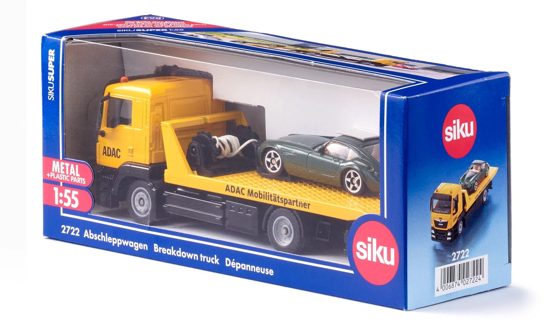 Siku jucarie camion de de depanare MAN ADAC 3 ani+