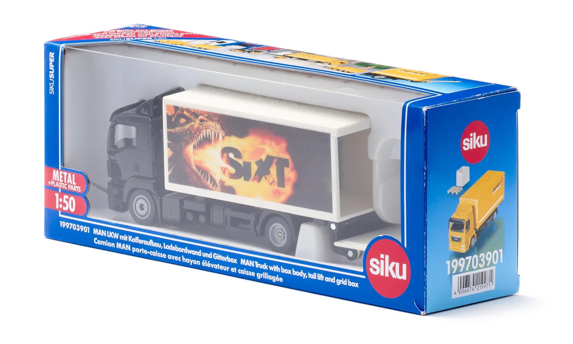 Siku jucarie camion MAN Truck 3 ani+ SIXT