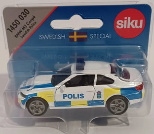 Siku Jucarie masinuta BMW M3 Coupe 3ani+ Police Swedish Imagine secundară a produsului