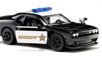 Siku jucarie masinuta Dodge Challenger SRT County Sheriff 3 ani+ 