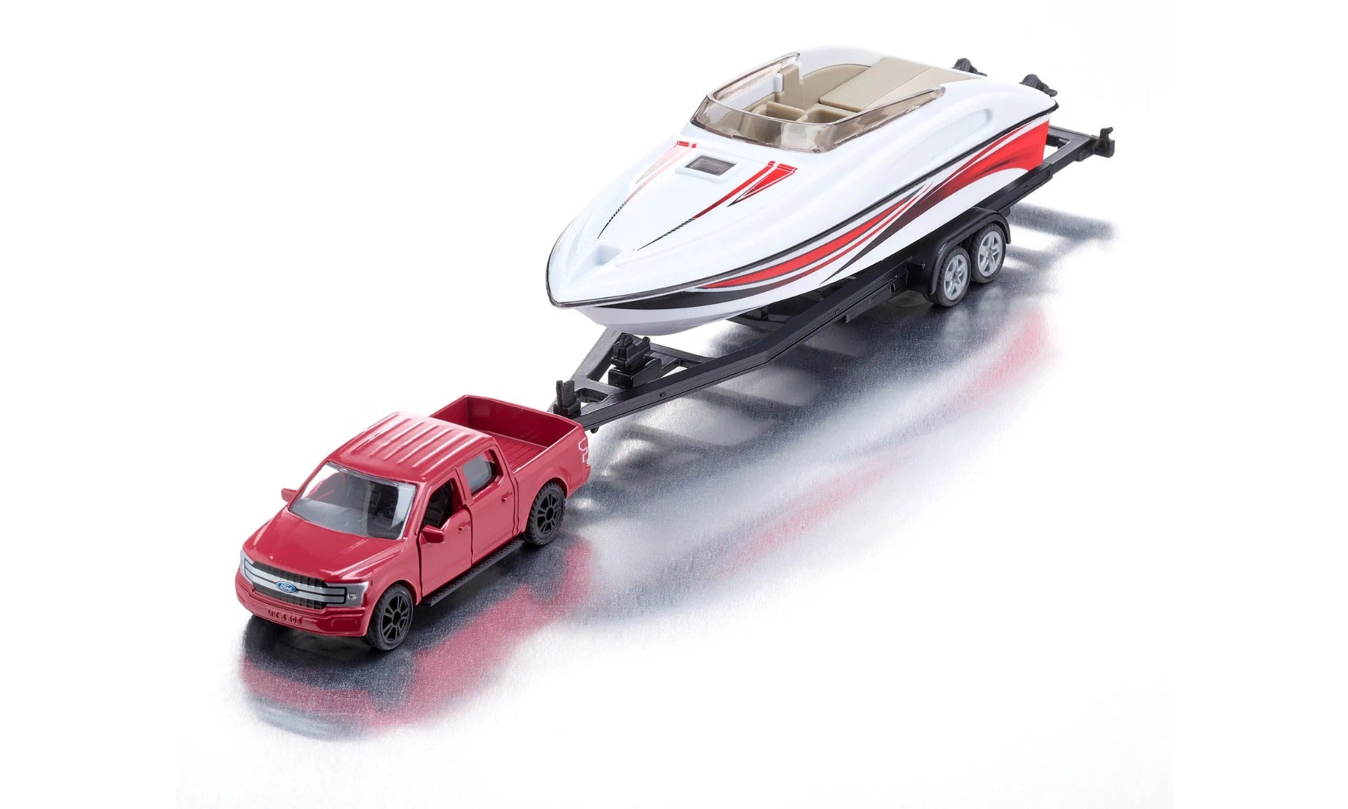 Siku jucarie masinuta 3 ani+ Ford F150 with motorboat