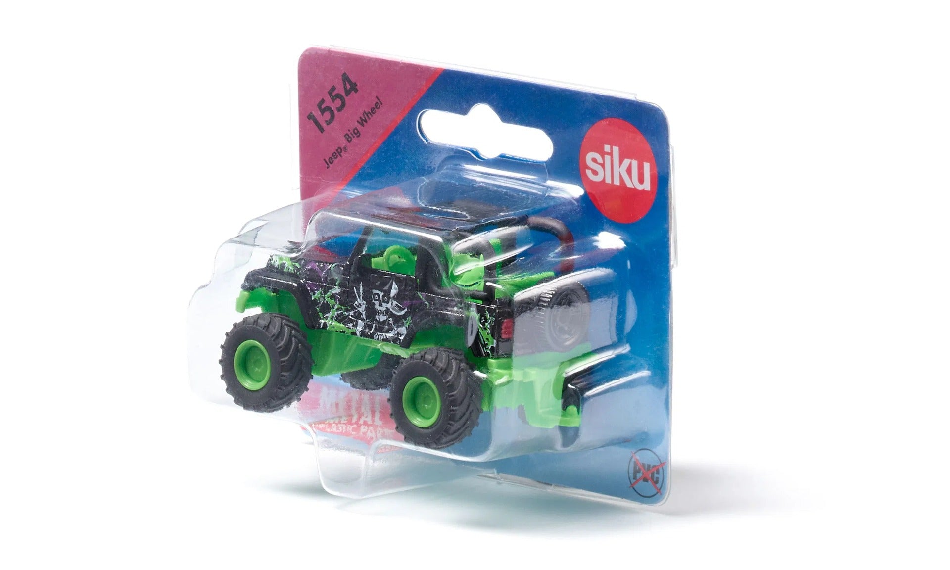 Siku jucarie masinuta Jeep cu roti mari "Big Wheel" 3 ani+