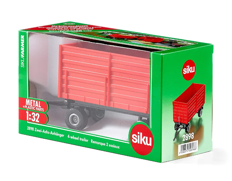Siku jucarie masinuta remorca cu 2 axe 3 ani+ 