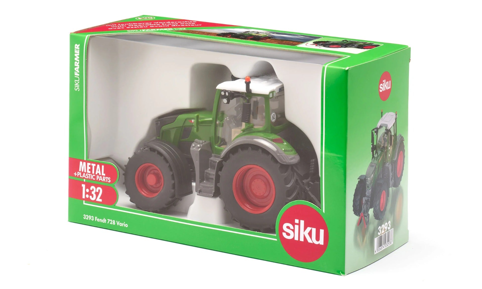 Siku jucarie masinuta tractor Fendt 728 Vario 3 ani+ 
