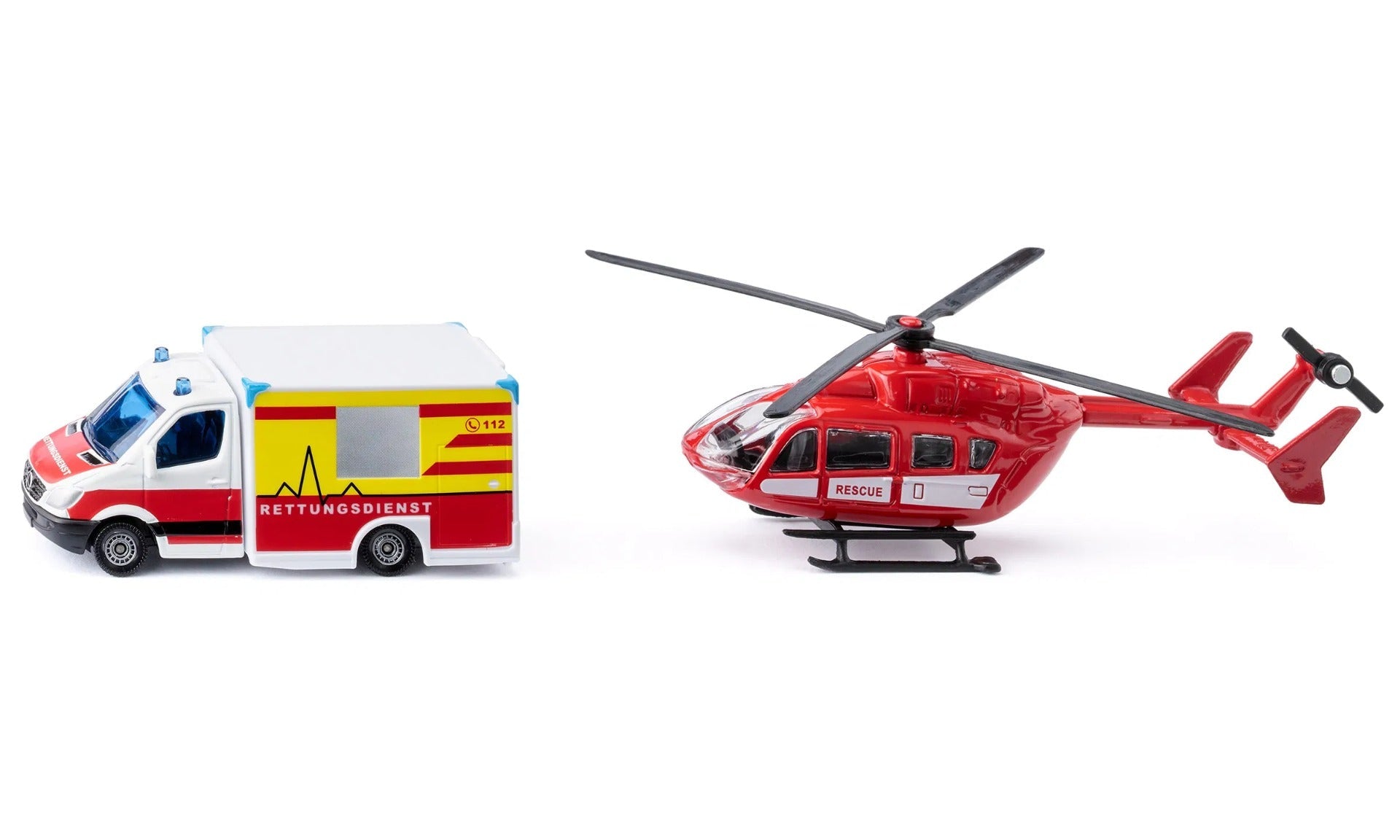 Siku jucarie set Mercedes-Benz 3 ani+ Ambulanta cu Elicopter Imagine principală a produsului