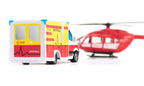 Siku jucarie set Mercedes-Benz 3 ani+ Ambulanta cu Elicopter