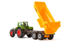 Siku jucarie set tractor Fendt with Krampe tipping trailer 3ani+