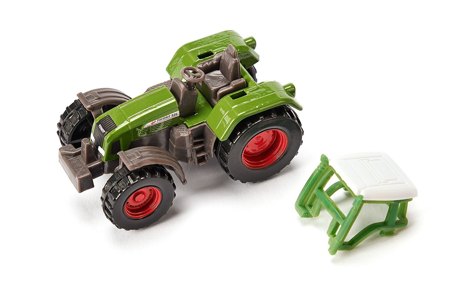 Siku jucarie set tractor Fendt with Krampe tipping trailer 3ani+