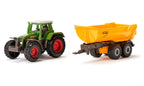 Siku jucarie set tractor Fendt with Krampe tipping trailer 3ani+