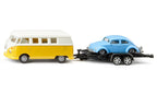 Siku jucarie VW T1 cu remorca si VW Broasca clasic 3 ani+