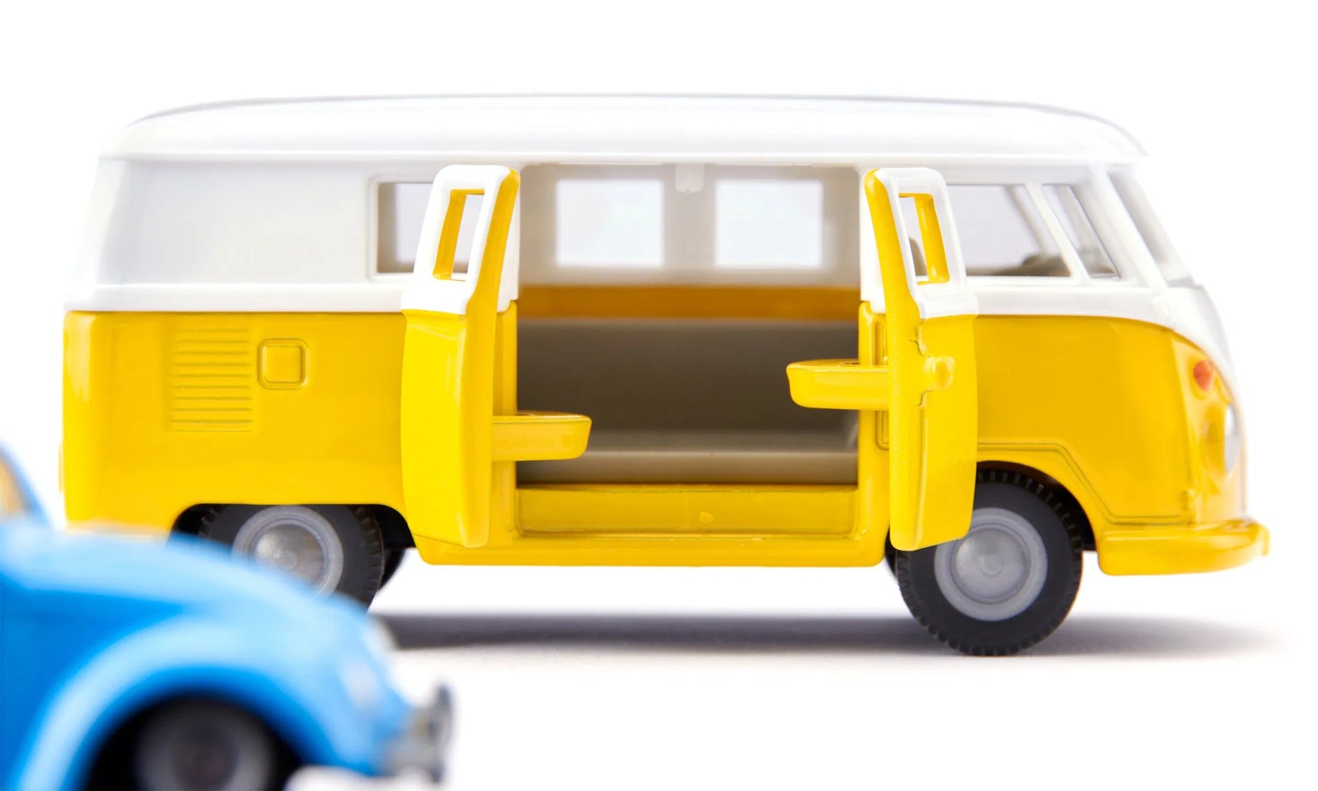 Siku jucarie VW T1 cu remorca si VW Broasca clasic 3 ani+