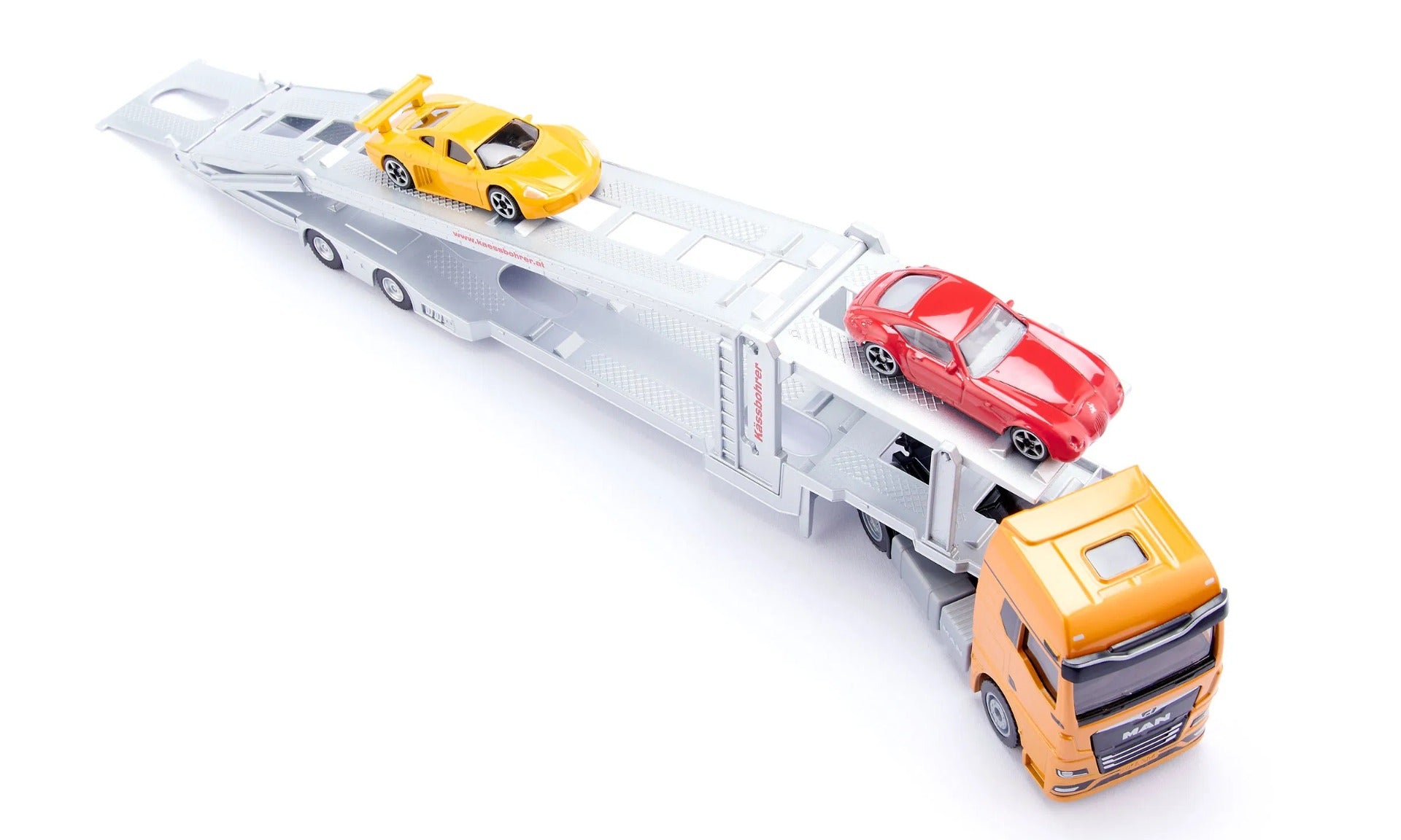 Siku jucarie masinuta 3 ani+ camion MAN car transporter