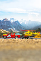 Siku masinuta Nissan Navarra cu elicopter 3 ani+