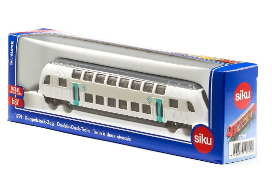 Siku masinuta trenulet Double Deck Train, 3 ani+